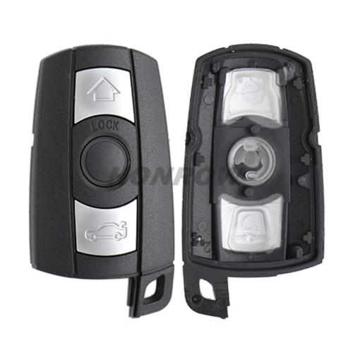For BM 5 series 3 button remote key blank with blade No Logo battery holders in the shell