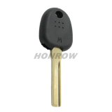 For Hyundai transponder key blank With Left Blade