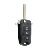 For Hyundai 3 button remote key blank with HY20 left  blade