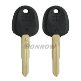 For Hyundai transponder key blank With Left Blade