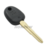 For Hyundai transponder key blank With Left Blade