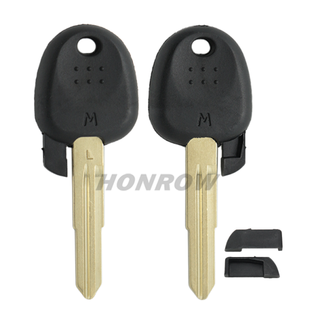 For Hyundai transponder key blank With Left Blade