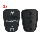 For Hyundai 3 button key pad