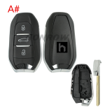 For Citroen 3 button remote key blank with HU83 blade Please choose the button