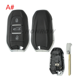 For Citroen 3 button remote key blank with HU83 blade without logo.Please choose the button