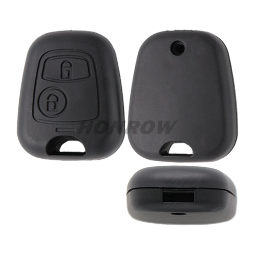 For Cit 2 button remote key case for NE73 206 key blade (without key blade)