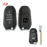 For Citroen 3 button remote key blank with HU83 blade Please choose the button