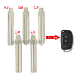 For Hyundai key blade