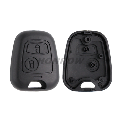 For Cit 2 button remote key case for VA2&HU83&NE78 307&407&406 key blade (without key blade)