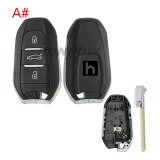 For Citroen 3 button remote key blank with VA2 blade Please choose the button.