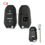 For Citroen 3 button remote key blank with VA2 blade Please choose the button.