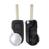 For Peugeot 2 button flip remote key blank with VA2 & 307 blade