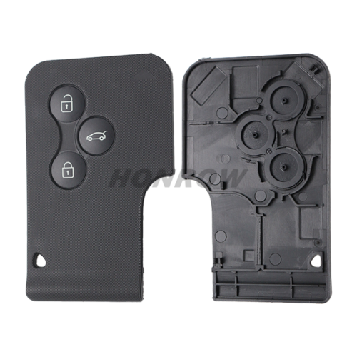 For Renault Megane 3 Button Remote Key Blank (No Logo)