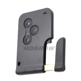 For Renault Megane 3 Button Remote Key Blank with balde (No Logo) Buckle Detachable (key pad color like original)  high quality