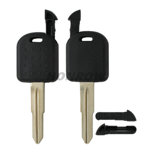 For high quality GTL Suzuki transponder key shell with right blade and long chip latch