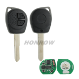 For Suzuki ALIVIO 2 button remote key  with 433MHZ FSK ID47 chip