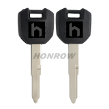 For Suzuki motorcycle bike key blank with left blade