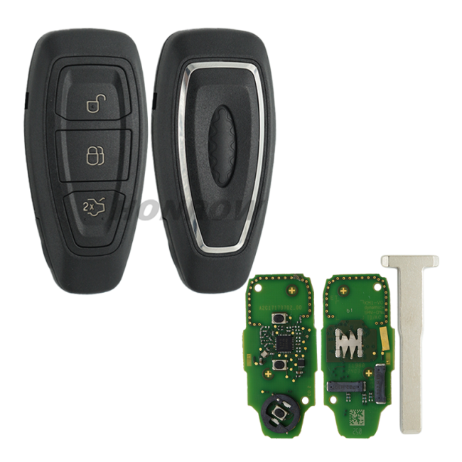 For Original Ford 3 button Keyless Remote key with 433Mhz NCF2951F chip OEM board K1BT-15K601-AD J1BT-15K601-AA