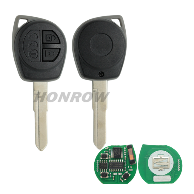 For Suzuki 2 button remote key  with 433MHZ FSK ID46 chip TYPE-3
