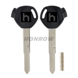 For Honda Motorcycle transponder key blank with left blade