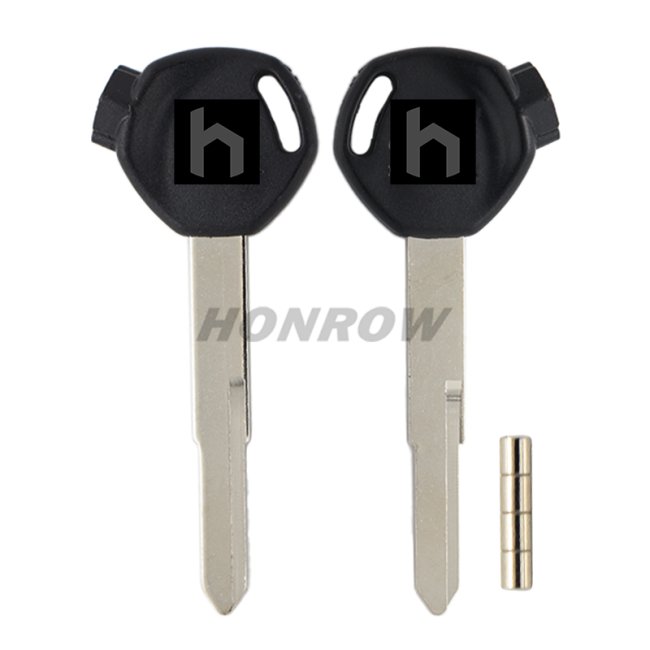 For Honda Motorcycle transponder key blank with left blade