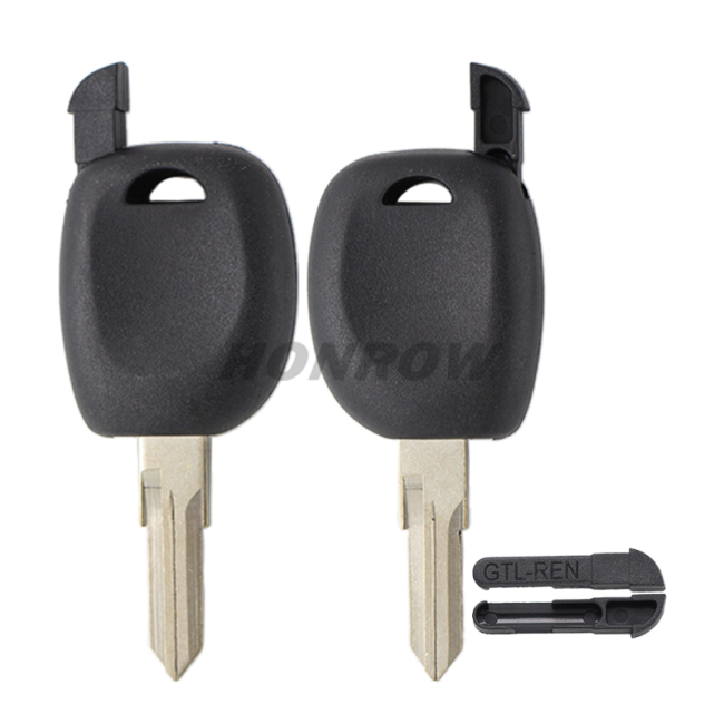 For Renault transponder key blank (No Logo) can put TPX long chip