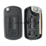 For Landrover 3 button  flip remote key blank with HU92 blade