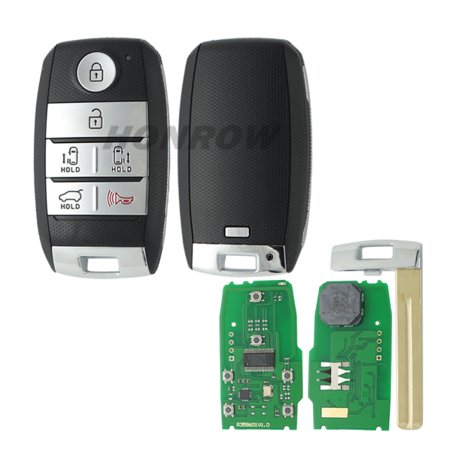 For Kia 5+1 button smart remote key with 433MHz HITAG 3/47 chip  P/N: 95440-A9300 FCC ID: SY5YPFGE06 for Kia Sedona 2015-2021