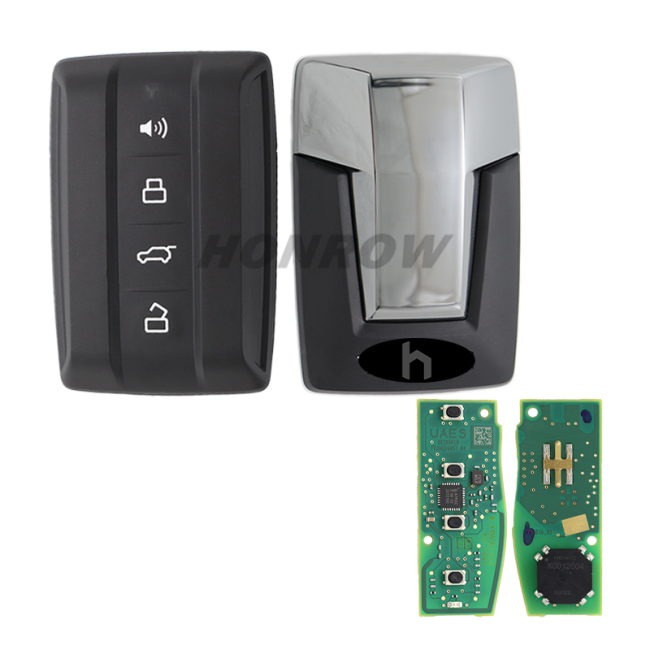 For Original Tank 700 4 button smart remote key wiith 433mhz 4A chip