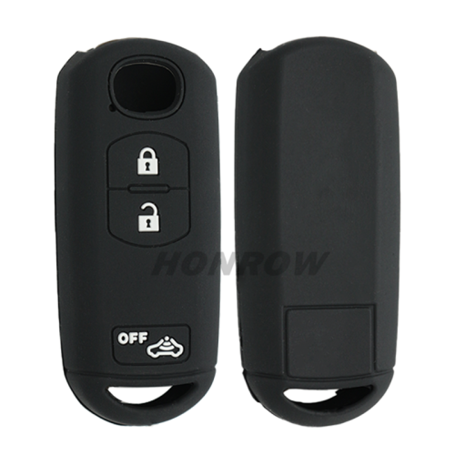 Mazda 3 button  silicon case (black,blue ,red. Please choose the color)