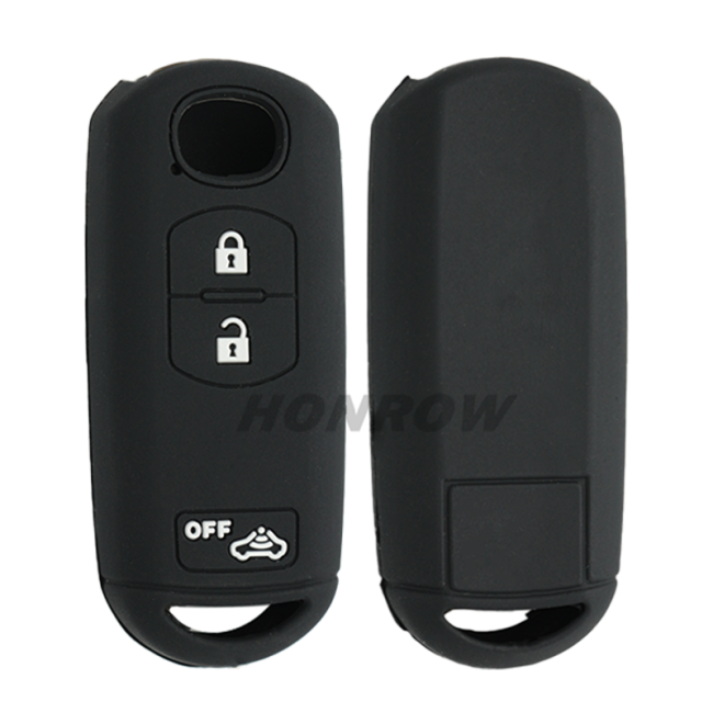 Mazda 3 button  silicon case (black,blue ,red. Please choose the color)