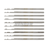 Safe blade lock cylinder (with side column) tool set