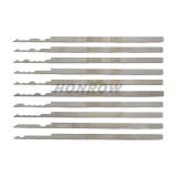 Safe blade lock cylinder (with side column) tool set