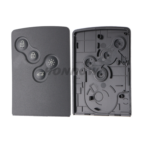 For Renault 4 button remote key blank
