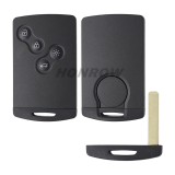 For Ren 4 button remote key blank Without logo