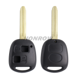 For To 2 button remote key blank with TOY43 blade