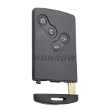 For Renault 4 button remote key blank