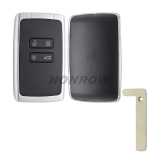 For Renault 4 button remote key blank