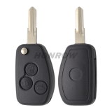 For Ren 3 button remote modified  flip key shell