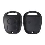 For To 2 button remote key blank with TOY43 blade