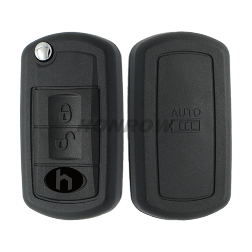 For Landrover 3 button  flip remote key blank with HU92 blade without logo