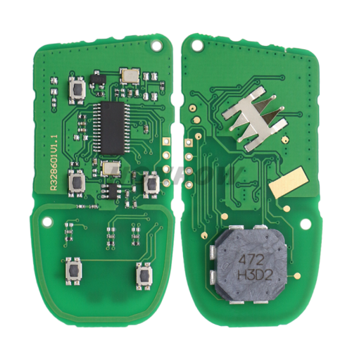 For Chrysler Compass 3+1 button Remote Car Key with 433Mhz ASK 4A Chip FCCID: M3N-40821302