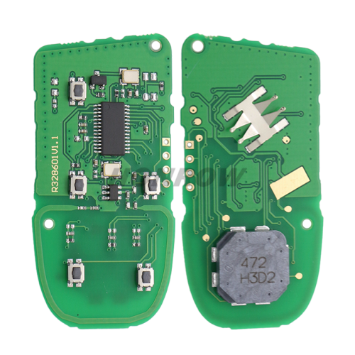For Chrysler Compass 2 button Remote Car Key with 433Mhz ASK 4A Chip  FCCID: M3N-40821302
