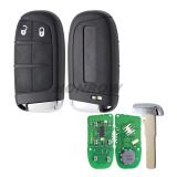 For Chrysler Compass 2 button Remote Car Key with 433Mhz ASK 4A Chip  FCCID: M3N-40821302