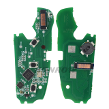 For Audi Q2 Q3 3 button keyless go remote key with MQB48  ID48 (megmos AES)433mhz FCCID:81A837220