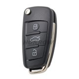 For Audi Q2 Q3 3 button keyless go remote key with MQB48  ID48 (megmos AES)433mhz FCCID:81A837220