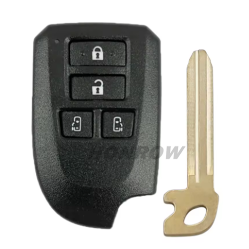 For Toyota Hiace Regiusage 3 button Smart Remote Key with 314MHz 8A Chip P4=39 Model: BF1ER 89904-26020