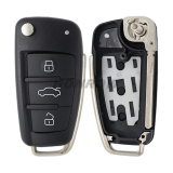 For Audi Q2 Q3 3 button keyless go remote key with MQB48  ID48 (megmos AES)433mhz FCCID:81A837220