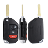 For Jeep Wrangler Keyless Remote key 4 Button ASK433 MHz Folding Remote Key SIP22 PCF7939M / HITAG AES / 4A CHIP FCC ID:OHT1130261 OE #:68416784AA