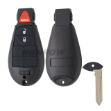 For Chry 2+1 button remote key blank